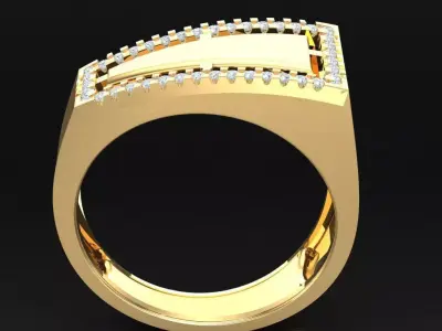 Luxury Men Rings Designs 5MR045 3D print model