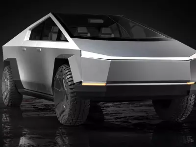 Tesla Cybertruck 3d model Low-poly 3D model