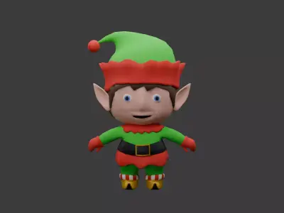 Christmas Elf 3D model