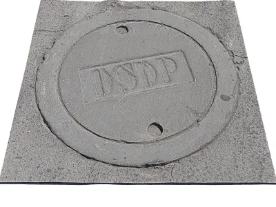 Sewerage hatchway 3D model