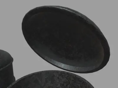 Petrol Can Low-poly 3D model