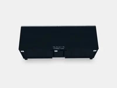 BESTA TV bench with doors 37 Low-poly 3D model