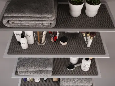 Cosmetic Set 01 3D model