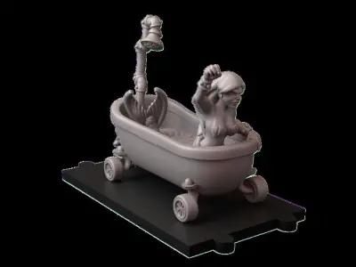 Aquimara TUSSLE FOR VICTORY 3D print model