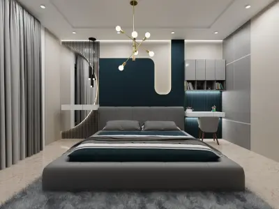 Modern Bedroom 3D model get