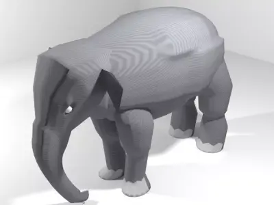 Elephant - Asia Female 3D model