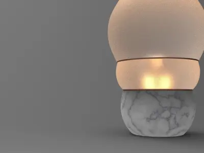 Alto Interior Light Low-poly 3D model
