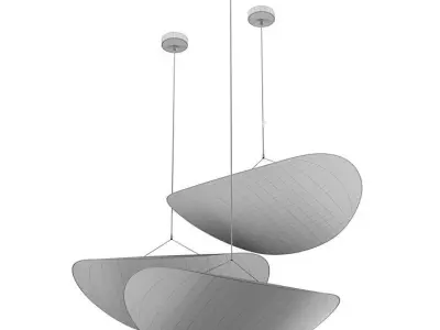 Tense Pendant Light Low-poly 3D model