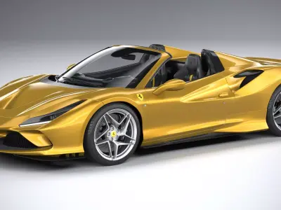 Ferrari F8 Spider 2020 3D model