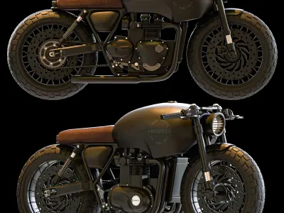 Motorcycle Triumph 3D model