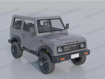 Suzuki Samurai SJ413 3D model
