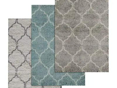Rug Set 1216 3D model