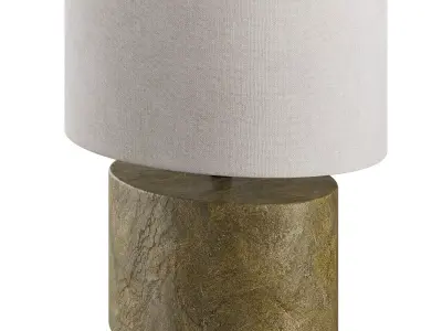 Zara Home Slate Table Lamp 3D model