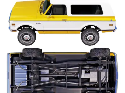 Chevrolet K5 blazer 1969 3D model