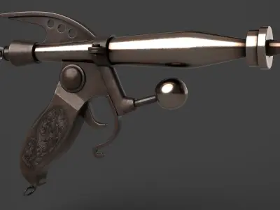 Fantasy Gun 12 3D model
