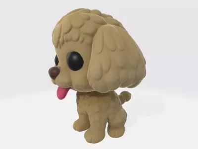 Funko Dog Poodle 3D print model