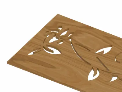 Decorative panel STL 3D model