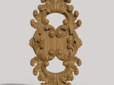 Classic decor 3D CNC print model 01 3D print model 03 3D model