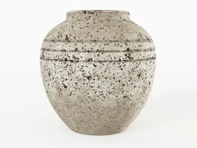 Retro Grunge Vase 3D model