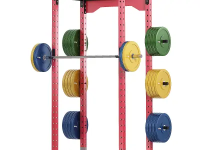 Liftdex Signature Power Rack 3D model