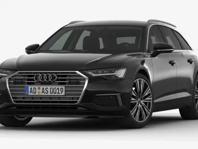 Audi A6 Avant 2019 Detailed Interior 3D model