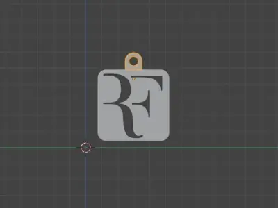Roger Federer KeyHolder Printable 3D print model