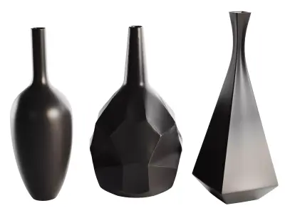 Vases Decor Set 03 3D model