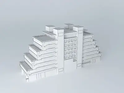 Clinical Mother of God center Free 3D model