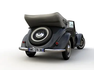 MERCEDES-BENZ TYPE 170V CABRIOLET B 1936 3D model
