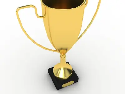 Trophy gold cup 3D model