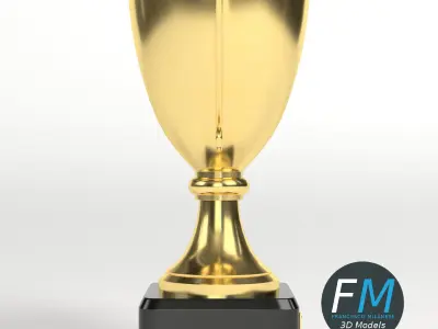 Trophy cup 1 3D model
