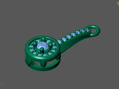 Women Pendants 3DM STL Pendant Renders Details 3D print model 3D print model