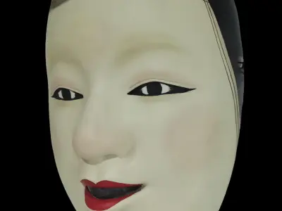 JAPANESE NOH MASK Onna-kei 3D print model