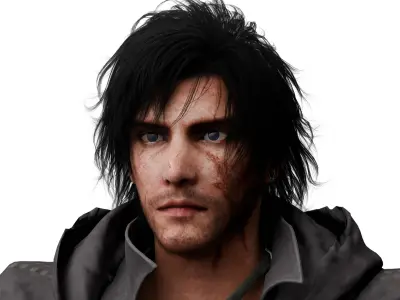 Clive Rosfield Hairs Outfit and  Character 3d Model 3D model