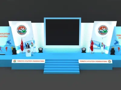 Stage Decor 034 3D model