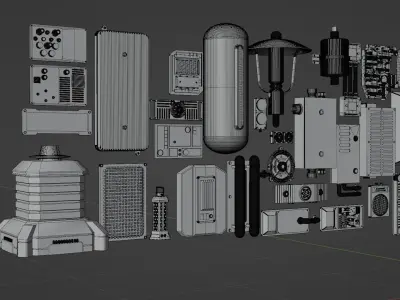 Star Wars Panels Pack 07 3D model