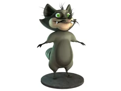 Racoon animal 3d 3D model