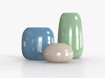 Calligaris Flavour Set Low-poly 3D model