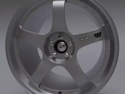 SSR Integral GT2 Rims 3D model