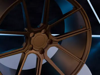 Wheel Type Mars Performance - Mars Wheels - MP-K2 3D model