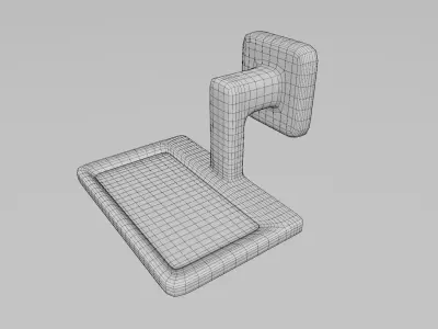 Soap Dish Wall mounted 3D model