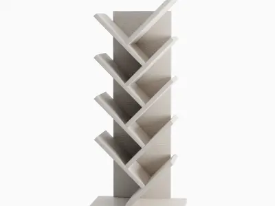 Medium Bookshelf 01 Low-poly 3D model