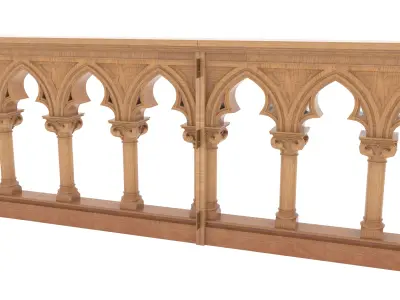 Altar railing 3D model