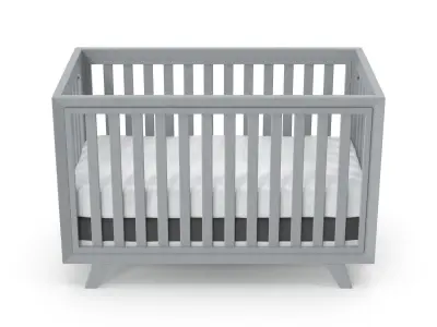 Baby Cribs v3 Low-poly 3D model