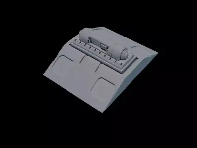 SciFi Nuclear Generator stl 3D Printable Model Free 3D print model