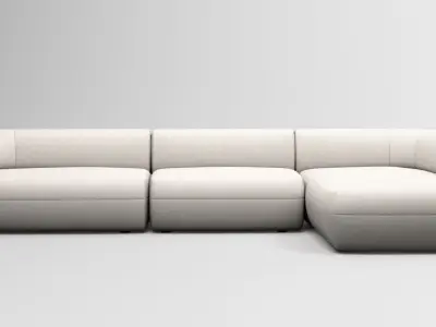 Linteloo Arp sofa and armchair collection 3D model