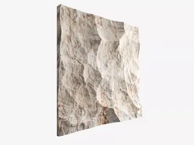 57-RockPanel sandstone wall texture 3D model