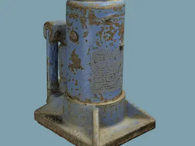 Jack Tool - Photogrammetry Asset 3D PhotoScan Low-poly 3D model