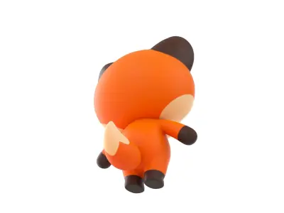 Character020  Fox 3D model