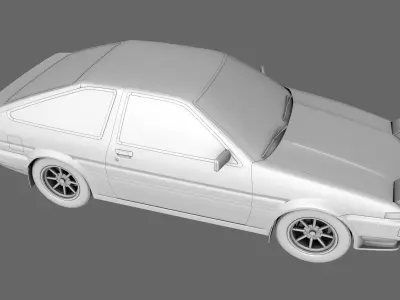 Toyota AE86 Sprinter Trueno 3D model